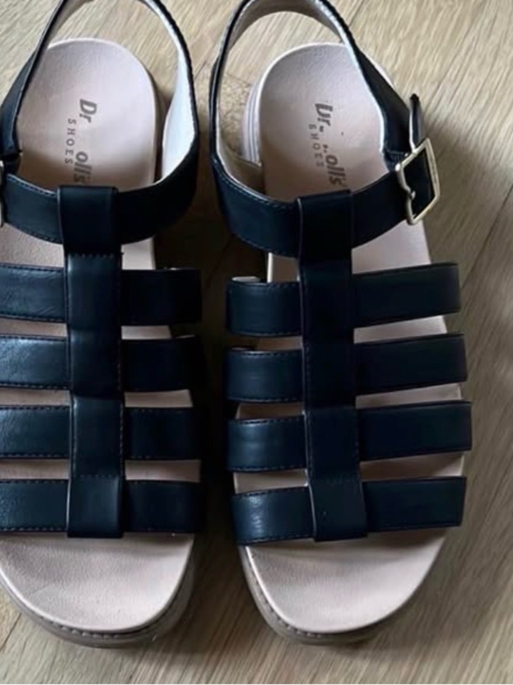 Dr. Scholl's Black Multi-Strap Women’s Sandals